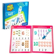 Educational Insights Hot Dots Let's Learn Preschool Math Workbook with Interactive Pen, Kids 3+