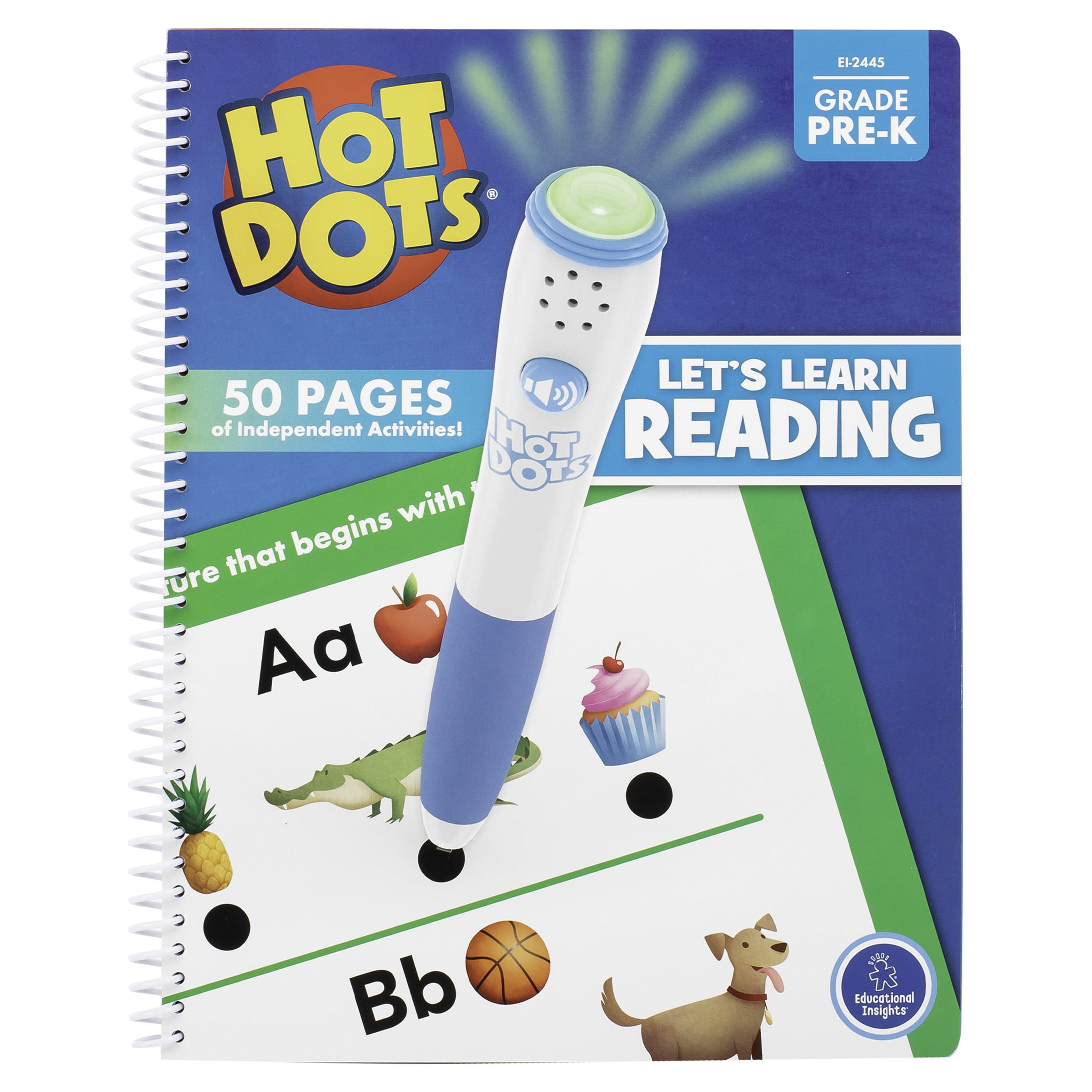 Hot Dots® Jr. Let's Master Pre-K Reading Set with Ace—The Talking
