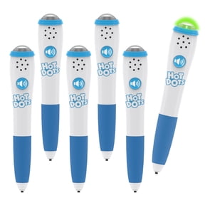 Educational Insights Hot Dots Light-Up Interactive Pen, Set of 6 Pens
