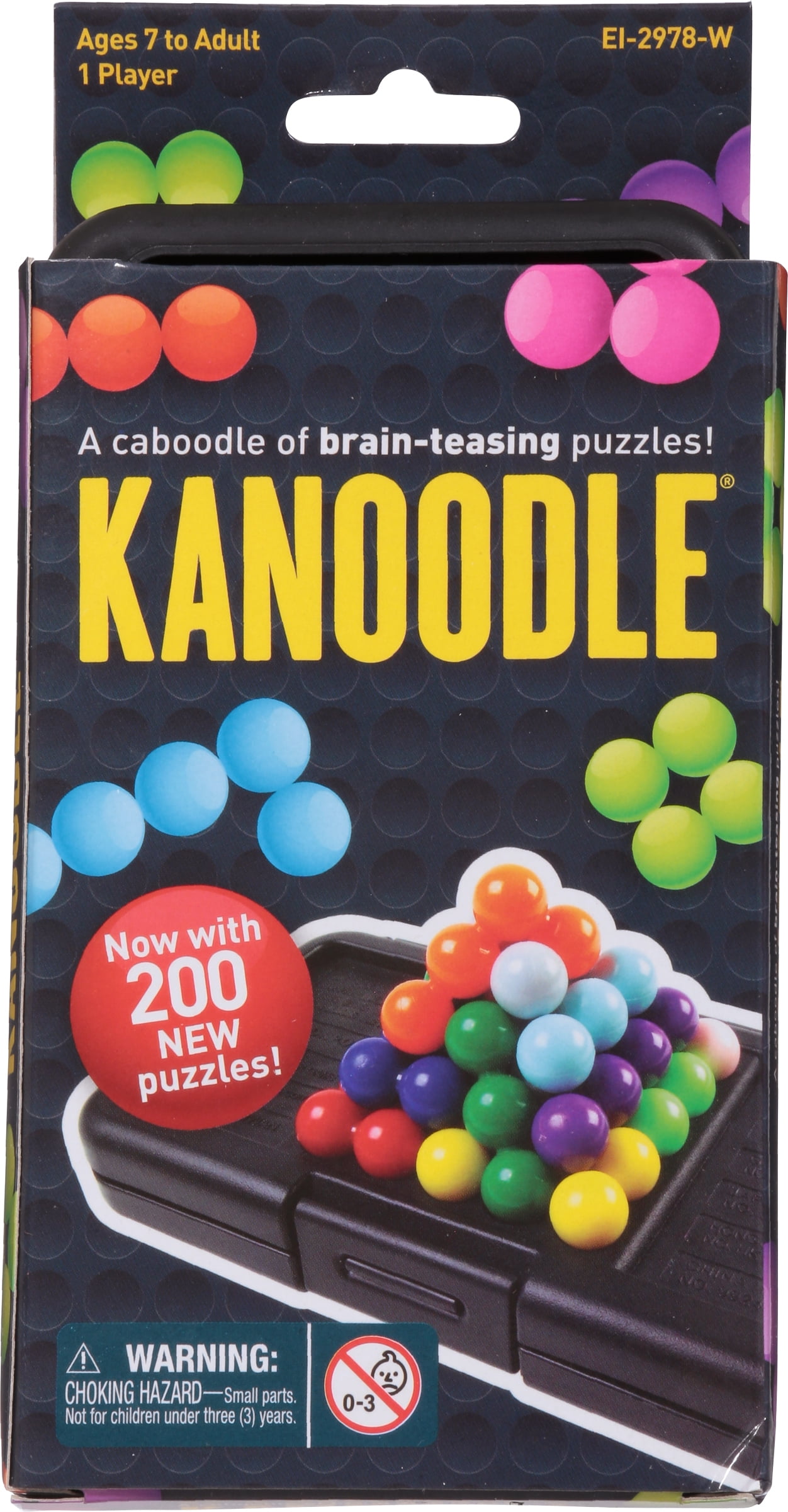Educational Insights Kanoodle Genius 3-D Puzzle Brain Teaser Game for  Adults, Teens & Kids, Over 200 Challenges, Gift for Ages 8+