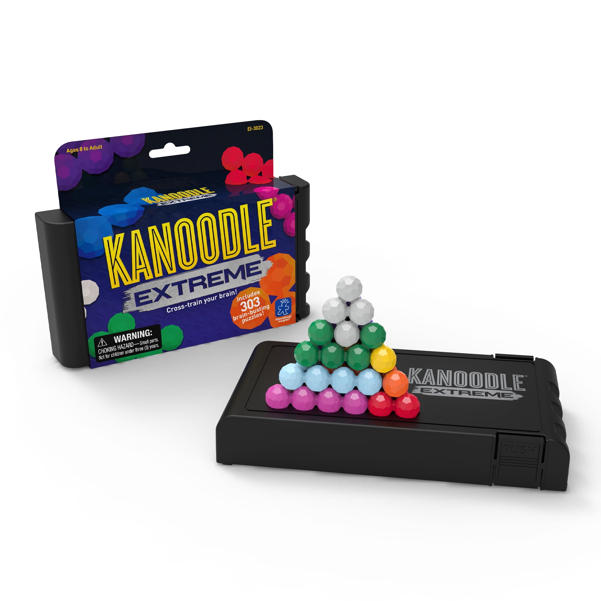 Educational Insights Kanoodle Extreme Puzzle Game, Stocking Stuffer,  Adults, Teens & Kids, 3-D Puzzle Game, Over 200 Challenges, Ages 8, 9, 10+