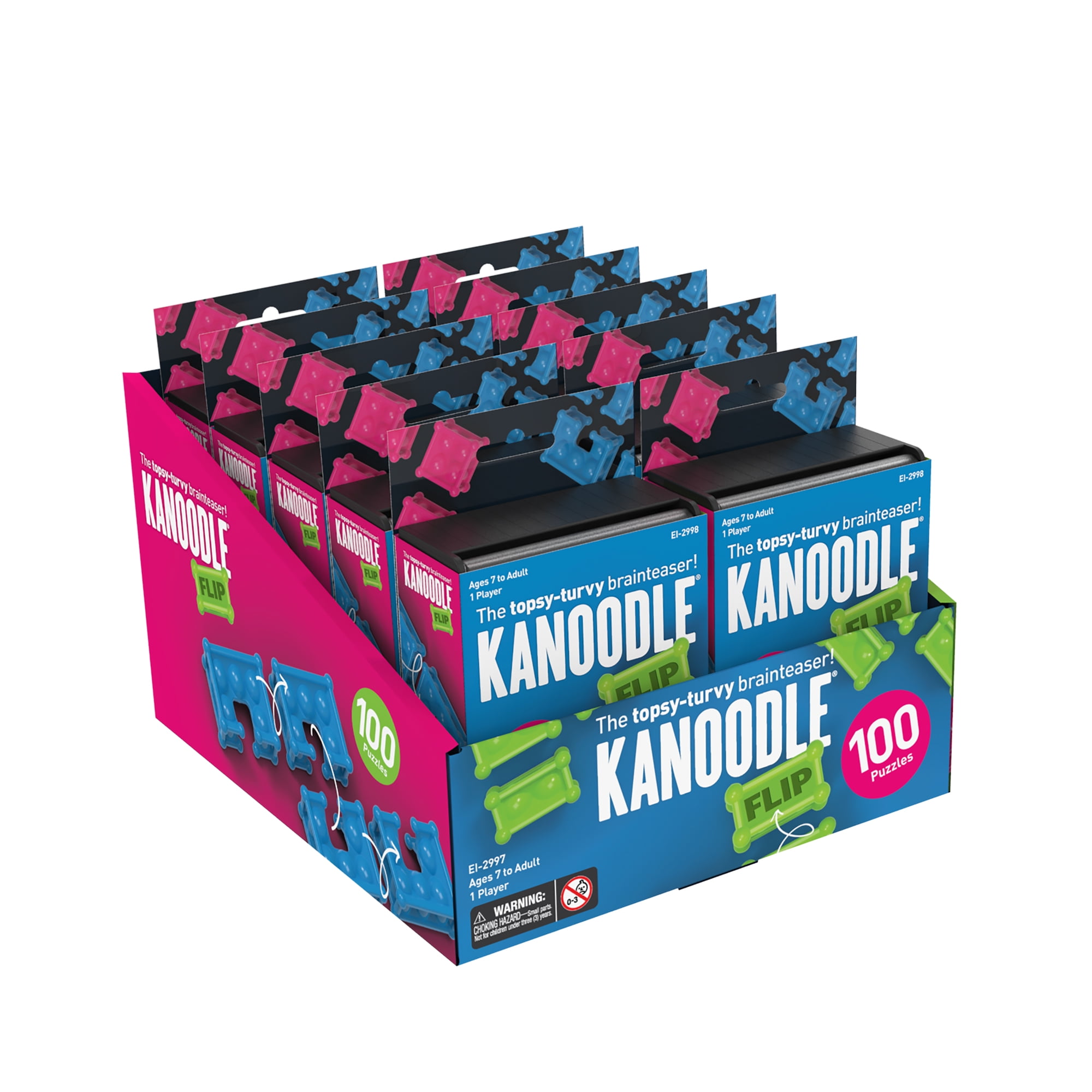 Educational Insights Kanoodle Flip, Elementary School Classroom Pack of 10, Brain Teaser Puzzle Game, Children Ages 8+
