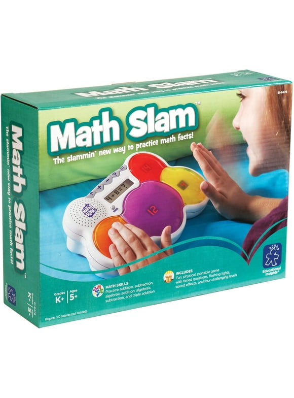 Educational Insights Math Slam, Electronic Math Game, Educational Learning Toy, Ages 5+