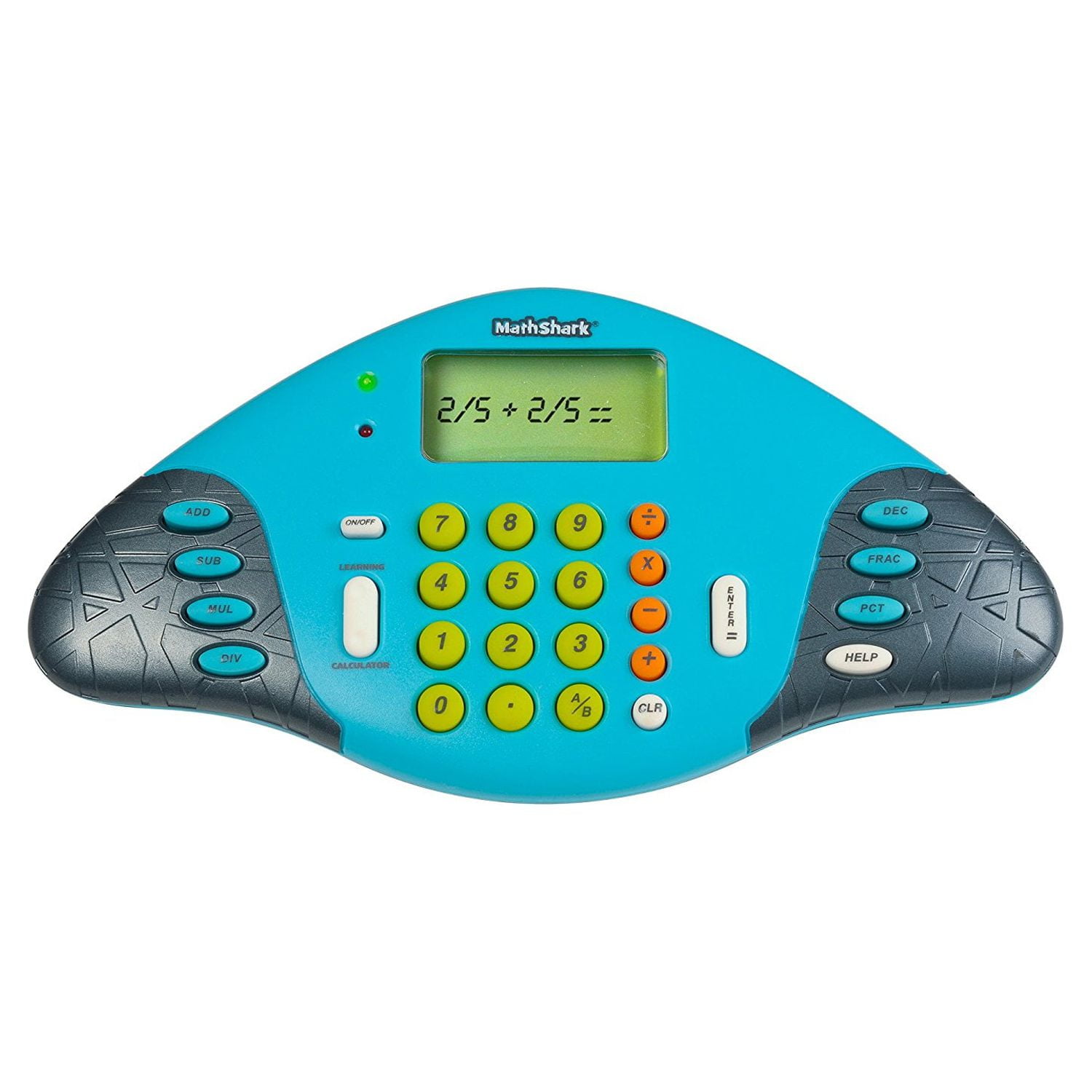 Electronic math clearance games handheld