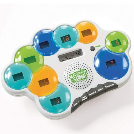 Educational Insights Multiplication Slam, Handheld Electronic Math Game, 3rd Grade Math Toys, Ages 8 years and up