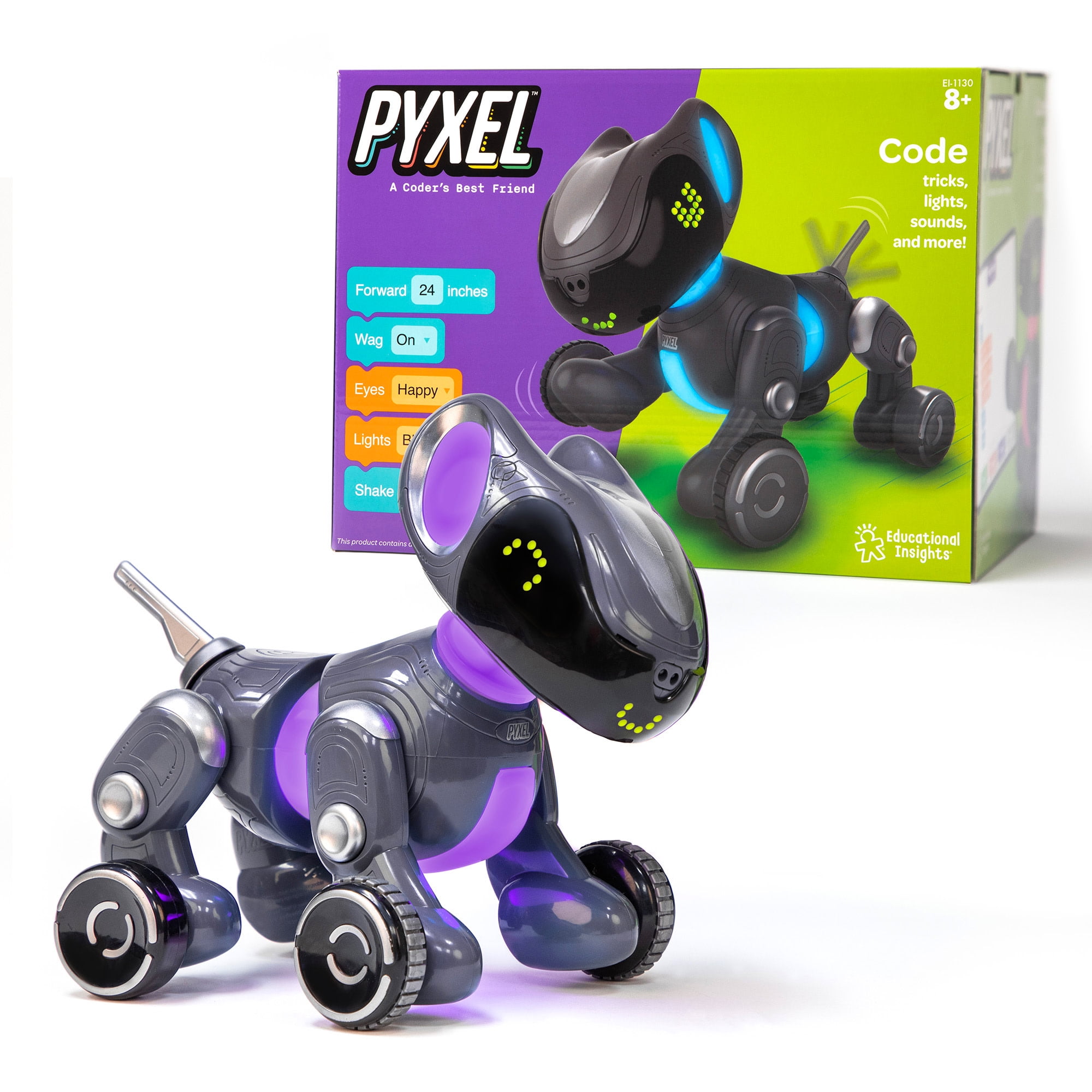 Educational Insights PYXEL A Coders Best Friend, Coding \u0026 STEM Toy, Kids Ages 8+