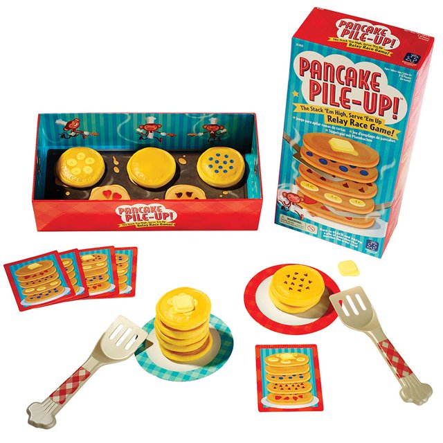 Educational Insights Pancake PileUp, OIF8 Sequence Relay Board Game