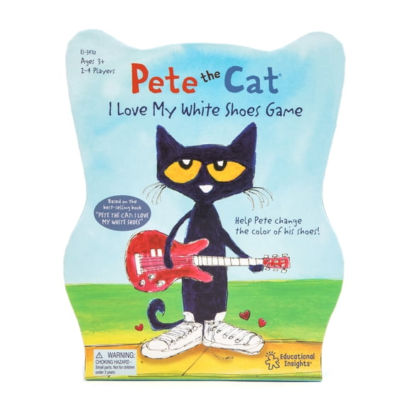 Educational Insights Pete the Cat I Love My White Shoes Game, Toddler Board Game, Ages 3+