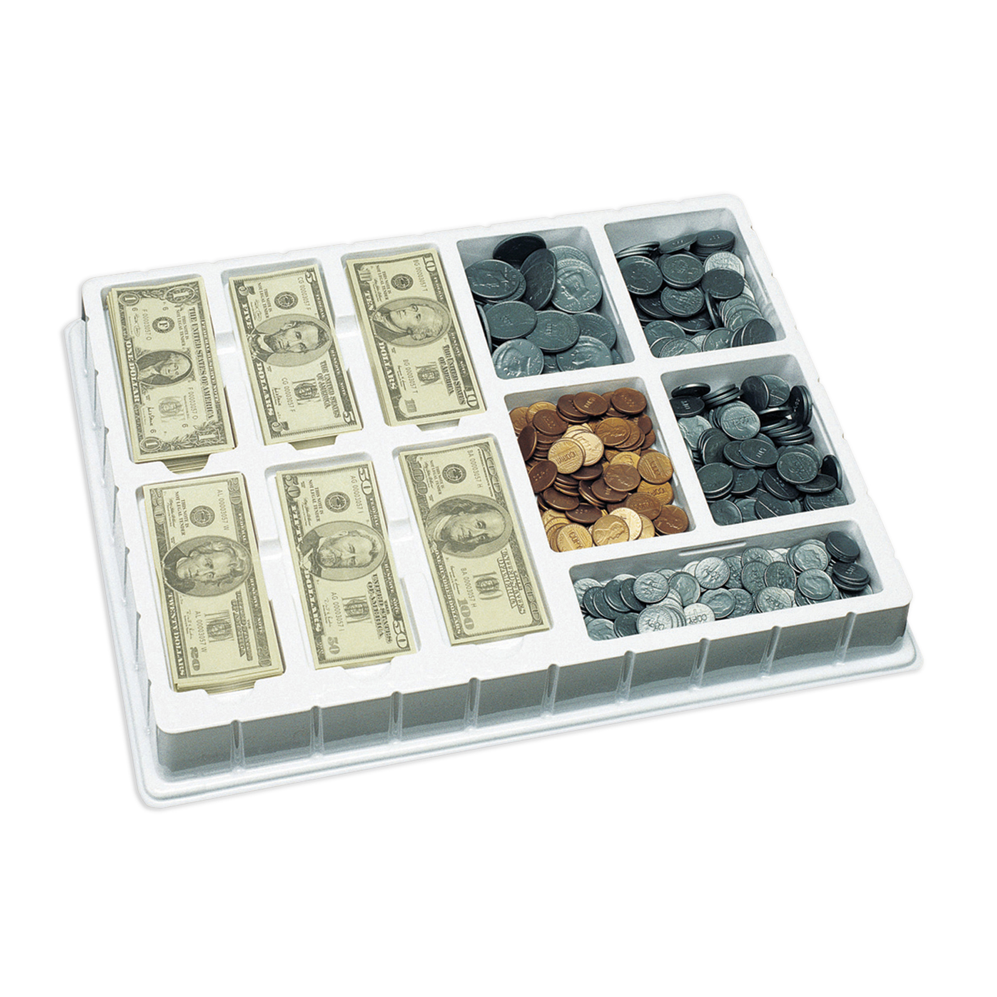 Educational Insights® Play Money, Coins & Bills Deluxe Set, 750 Pieces - image 1 of 2