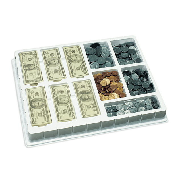 Educational Insights® Play Money, Coins & Bills Deluxe Set, 750 Pieces