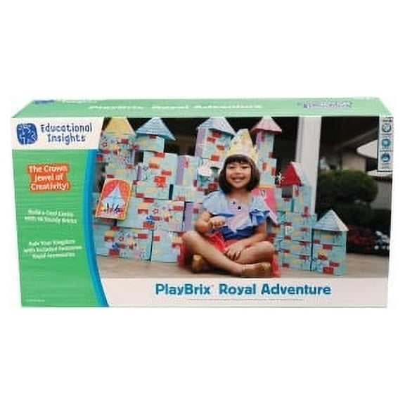 Educational Insights PlayBrix Royal Adventure Theme/Subject: Learning - Skill Learning: Imagination, Creativity, Science, Balance, Gravity, Social Skills, Construction, Vocabulary, Communication - 3-7