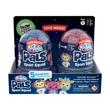 Educational Insights Playfoam Pals Space Squad 2-Pack: Non-Toxic, 5 Surprises Inside, Sensory Toy, Perfect for Ages 5+