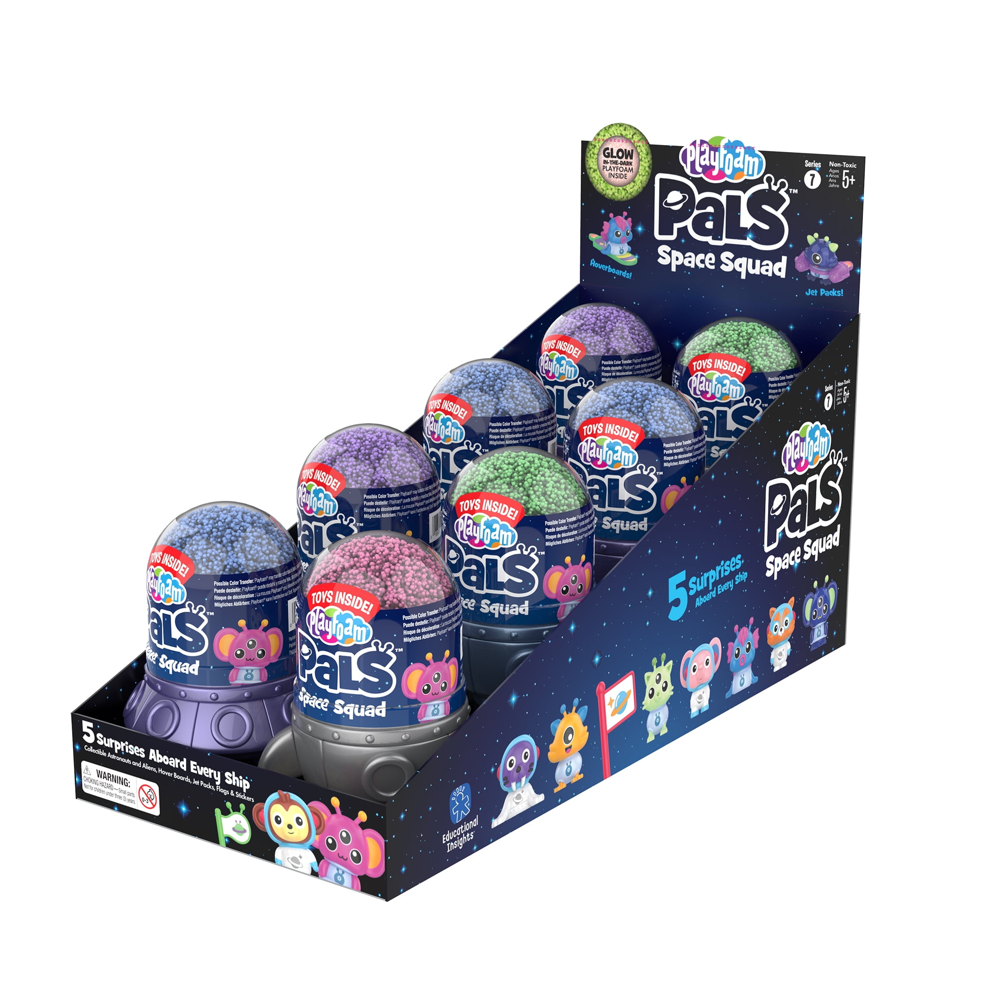 Educational Insights Playfoam Pals Space Squad Party Pack of 8, 5