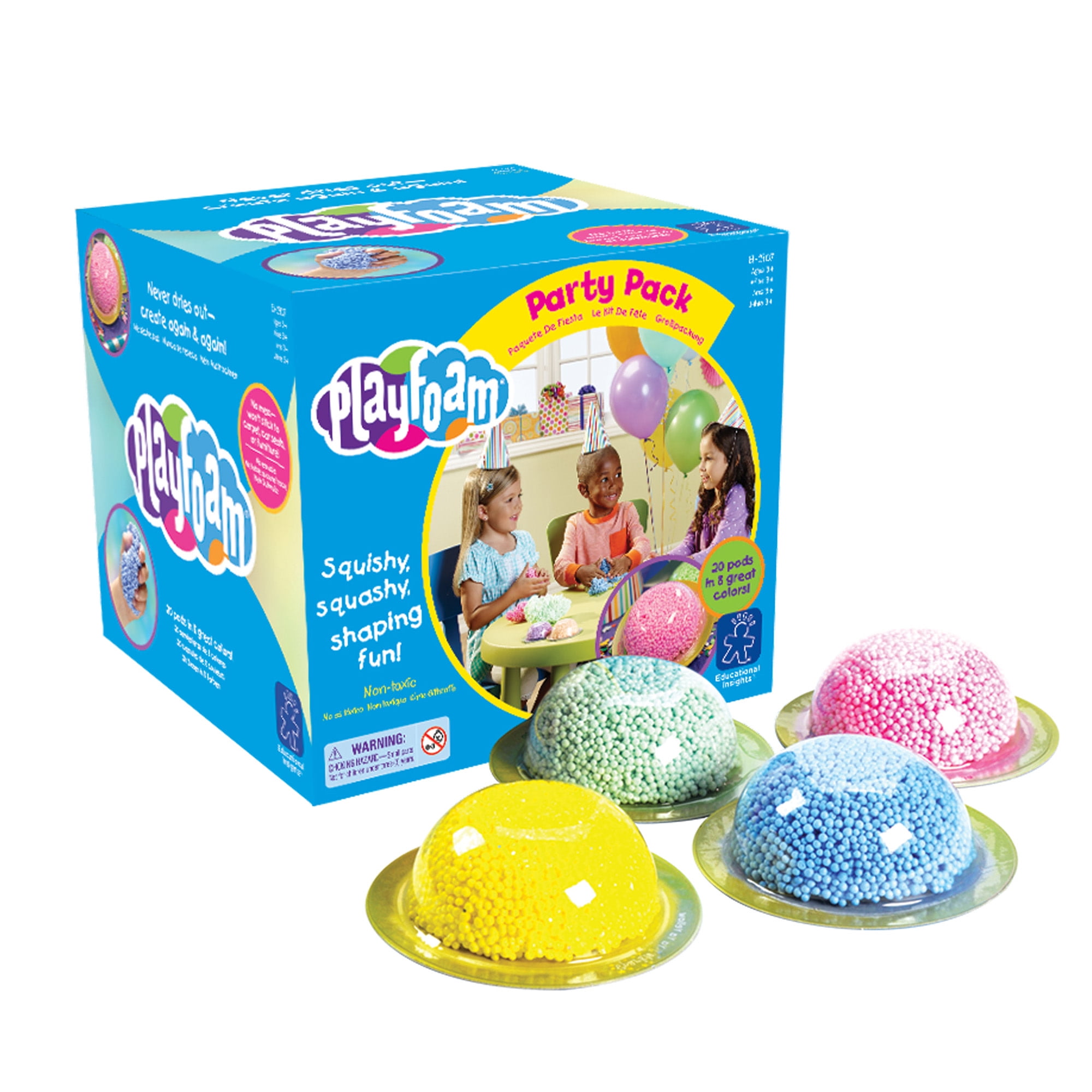 Educational Insights Playfoam Party Pack, 20 Pods, Sensory Fidget, Gift for Kids Ages 3+