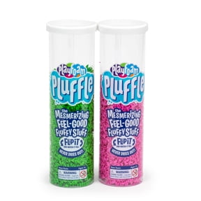 Educational Insights Playfoam Pluffle – 2er-Pack Rot/Blau – Formbarer, Nicht Toxischer Sensospaß, Der Niemals Austrocknet