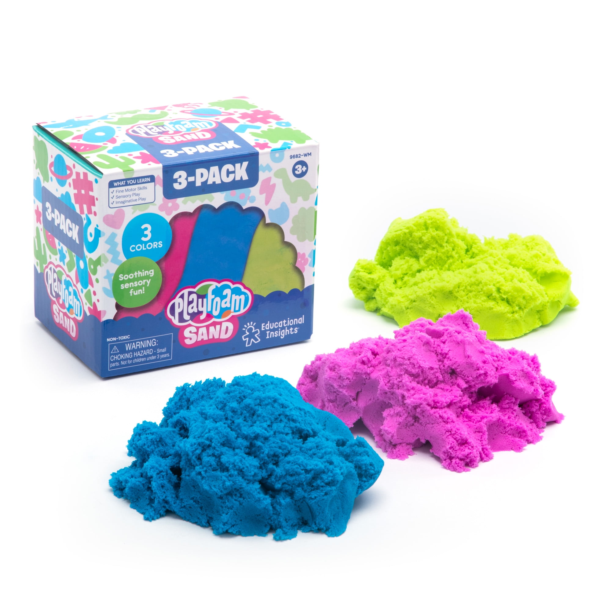 Educational Insights Playfoam Sand 3-Pack, Play Sand Set, Sensory Toy ...