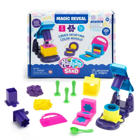 Educational Insights Playfoam Sand Magic Reveal, Sensory Toys, Kinetic Sand, Ages 3+