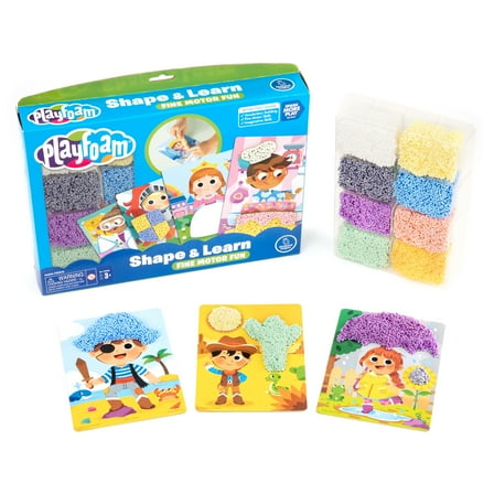 Educational Insights Playfoam Shape & Learn - Multicolor Fine Motor Fun, Educational Toy, Ages 3+
