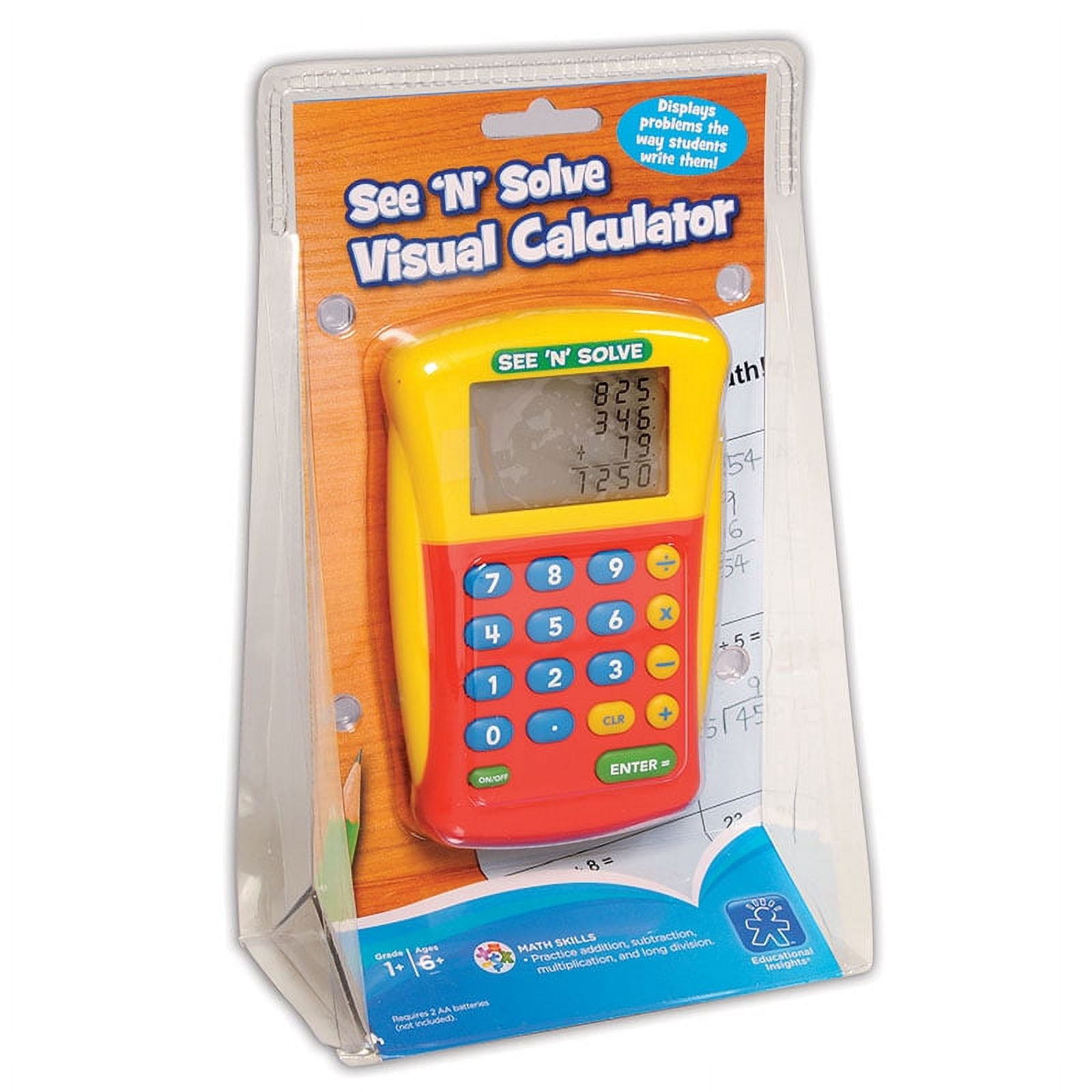 Educational Insights See N Solve Visual Calculator 8480 - Walmart.com