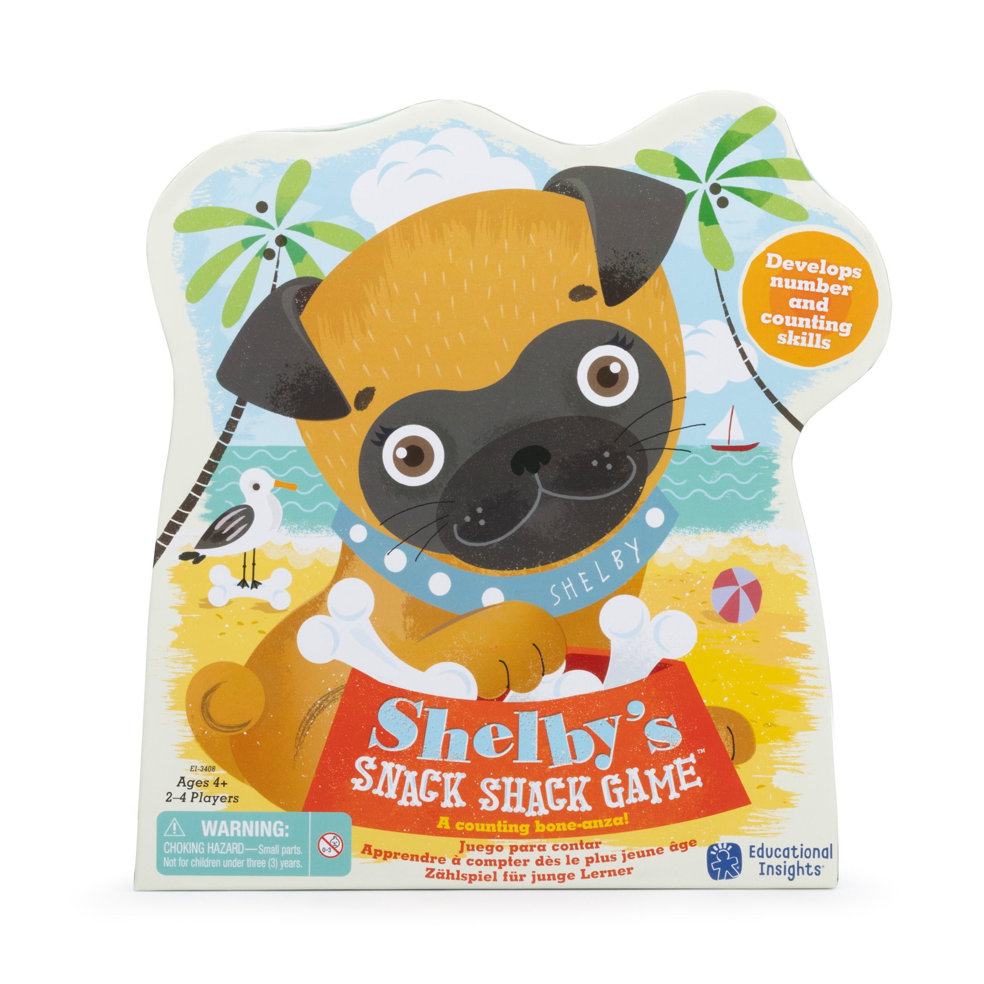Educational Insights Shelby's Snack Shack, Preschool Board Game, Toddlers Ages 4 and up