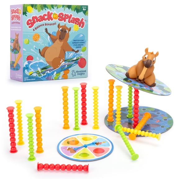 Educational Insights Snack or Splash, Preschool Balance Board Game for Kids Ages 4 and up