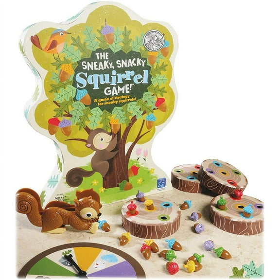 Educational Insights Sneaky Snacky Squirrel Game - Theme/Subject: Animal - Skill Learning: Eye-hand Coordination, Sorting, Matching, Strategic Thinking, Fine Motor, Handwriting - 3- | Bundle of 5 Each