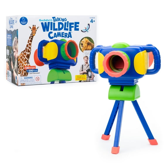 Educational Insights GeoSafari Talking Wildlife Camera, Science Toy, Kids Ages 4+