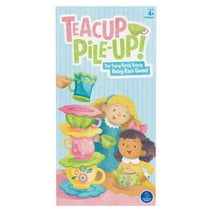 Educational Insights Teacup Pile-Up! Relay Game - Preschool Board Game for Boys & Girls Ages 4+
