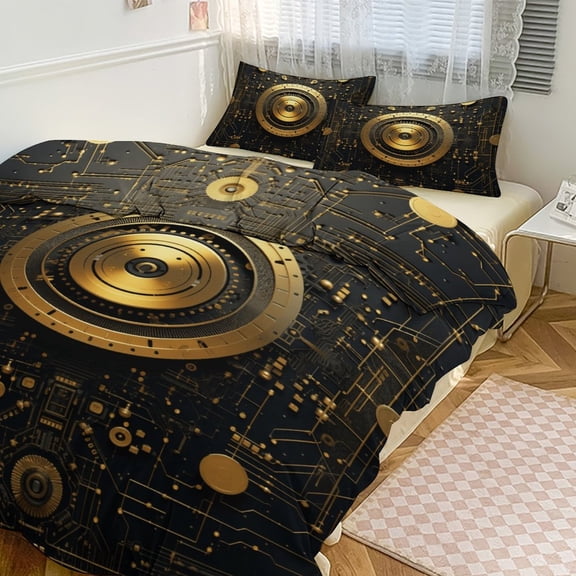 Educational Math Formula Bedding Set with Zipper Closure for Girls & Boys