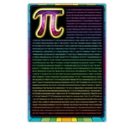 Educational Math Posters, Mathematical Number Pi To 1801, Math Classroom Science Educational Teacher Learning Homeschool Display Supplies Teaching, Math Algebra High School Posters College
