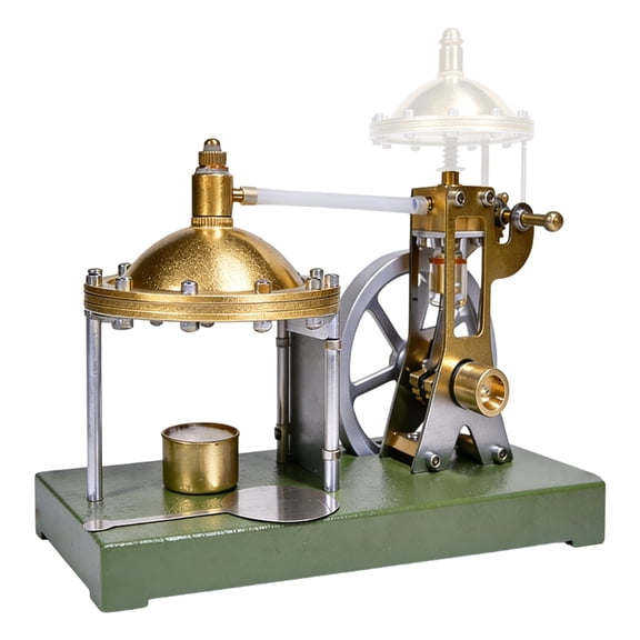 Metal Steam Power Engine Model Mechanical Experiment Demonstrator For Teaching