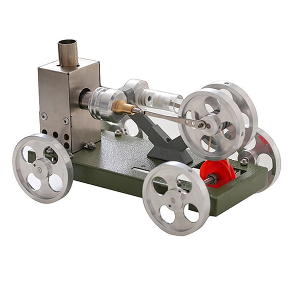 Assembly Metal Stirling Engine Car Model Energy Transformation Experiments Physics Teaching Aid For Science Education