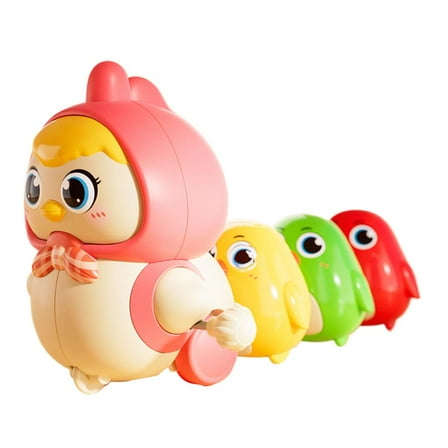 Educational Music Crawling Toys for Kids Chicken Swinging Cute Cartoon Gifts W6