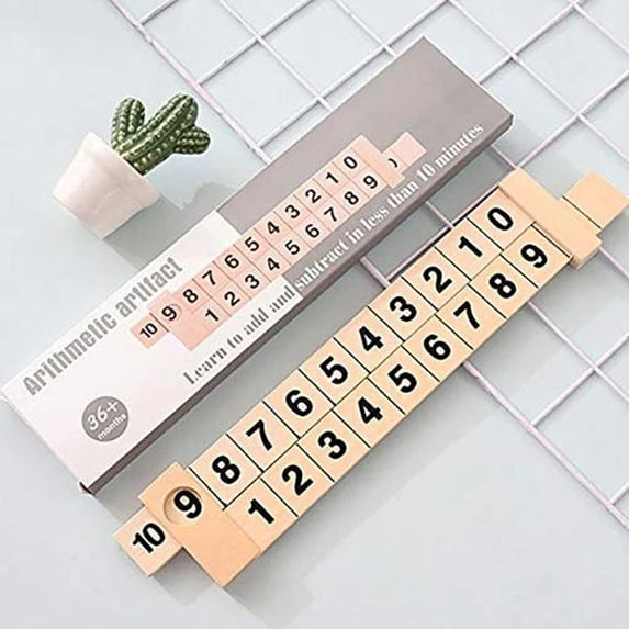 Educational Number Decomposition Ruler and Math Learning Tool, Professional Calculation Scale for Logic Training and Mathematical Skill Development Stationery Supplies