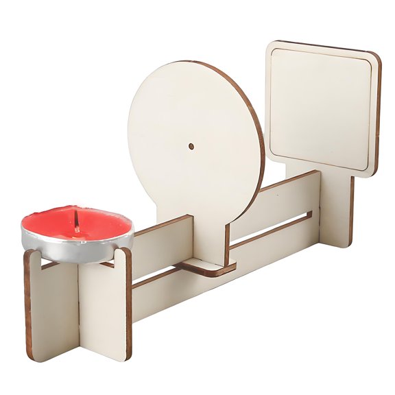 Educational Physics Lab Equipment Straight Line Propagation Light Experiment With Wooden Pinhole Imaging Device