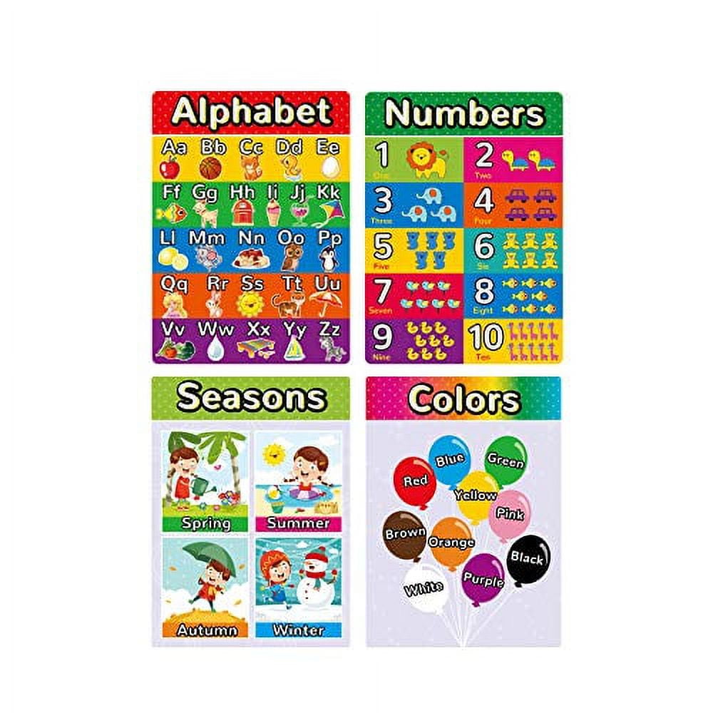 Educational Posters For Toddlers Learning Charts For Preschoolers Kids Learning Poster For