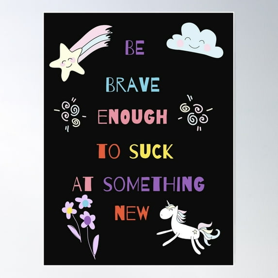 Educational Quotes Poster Wall Art, Modern Wall Decor For Living Room Bedroom, 12x18 UNFRAMED