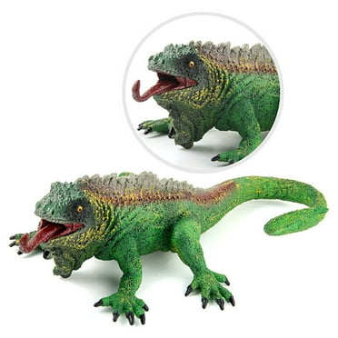 Hiawbon 10 Pcs Plastic Lizard Figurines Fake Lizard Model