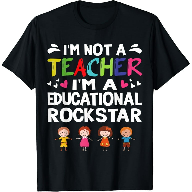 Teacher I Prefer Educational Rockstar Funny T Shirt Teacher I Prefer Educational Rockstar Funny T Shirt