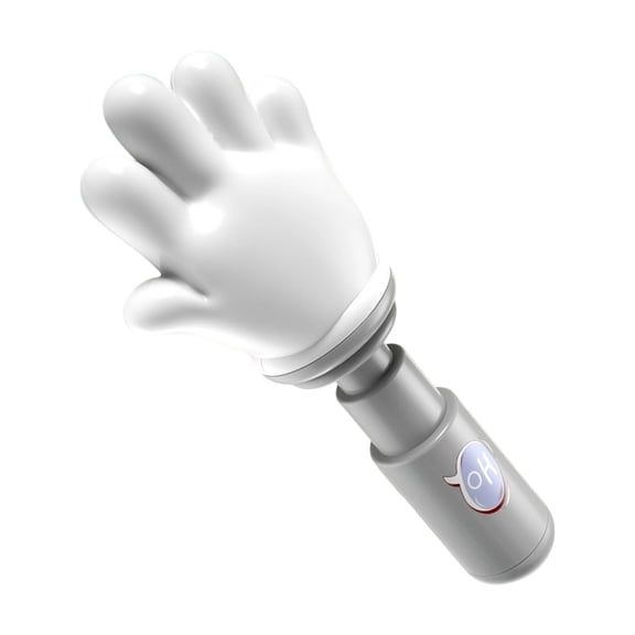 Sound Making Toys Interactive Educational Sensor Finger Fist with Light Music Effects Stretchable Stress Novelty Keychain for Indoor Outdoor Play