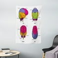 thumbnail image 1 of Educational Tapestry, Human Brain from All Sides with Sections in Different Colors Explanatory Texts, Wall Hanging for Bedroom Living Room Dorm Decor, 40W X 60L Inches, Multicolor, by Ambesonne, 1 of 2