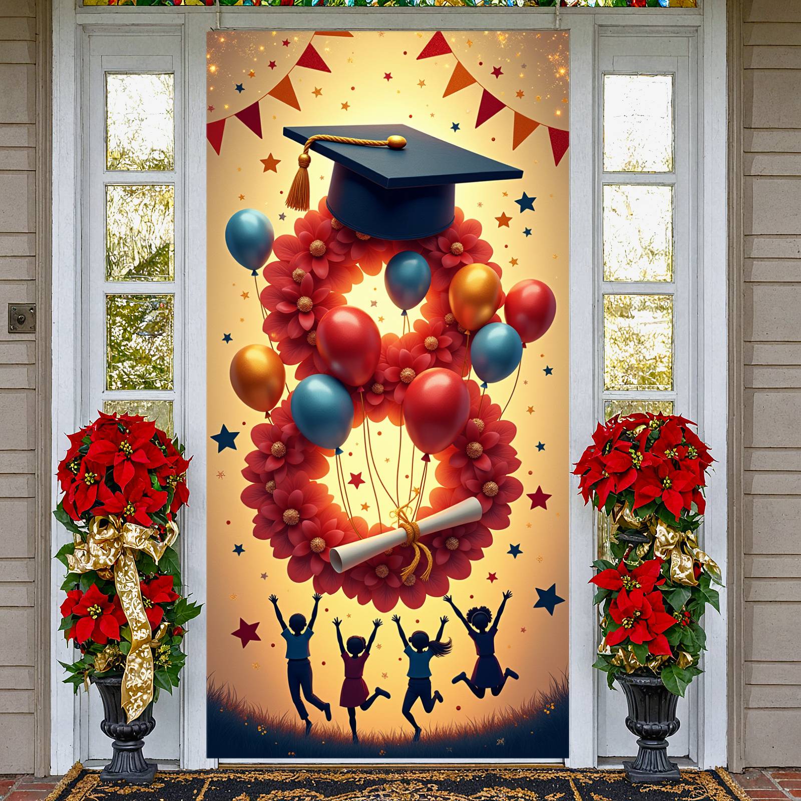 Graduation Transitions Educational Theme Next Stop High School Banner Graduation Elements ...