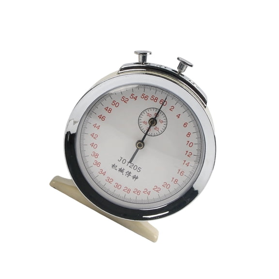 Educational Timer Metal Mechanical Stopwatch Teaching Chronometer for Physics Experiment Teaching Sports and Laboratory
