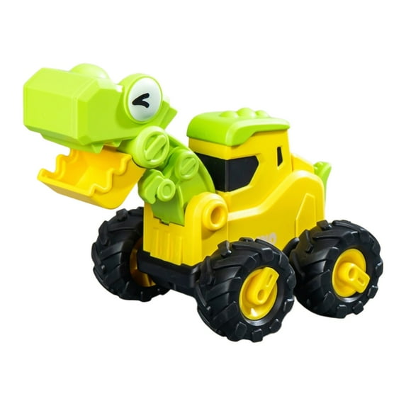 Educational Toy Car, Dinosaur Toy Vehicle, Press and Go Excavator for Kids, Durable Plastic Construction, Realistic Wheels, Enhances Motor Skills, Ideal Gift for Boys and Girls