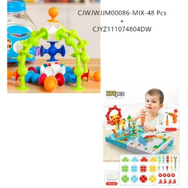 Educational Toy DIY Puzzle Tower Soft Building Blocks