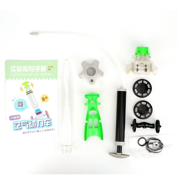 Educational Toy for Children - Build & Race Your Own Vehicle DIY Air-Powered Model Car Kit