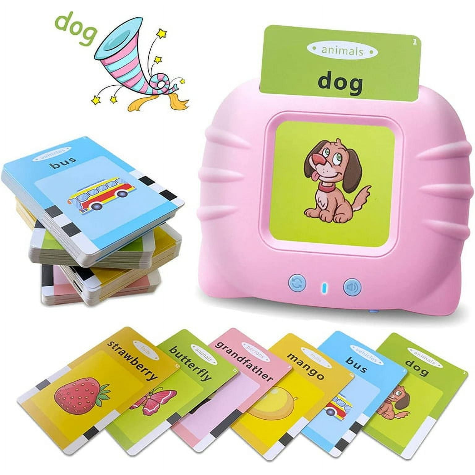 Educational Toys for 2 3 4 Years Old 224 Talking Baby Flash Cards