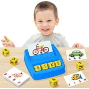 Educational Toys for 3 4 5 Year Old Boys Gift, Matching Letter Game Preschool ABC Learning Toys for Kids Ages 4-8 Years, Christmas Birthday Gifts for 3-6 Year Old Boys Toddler Toys Age 2-4