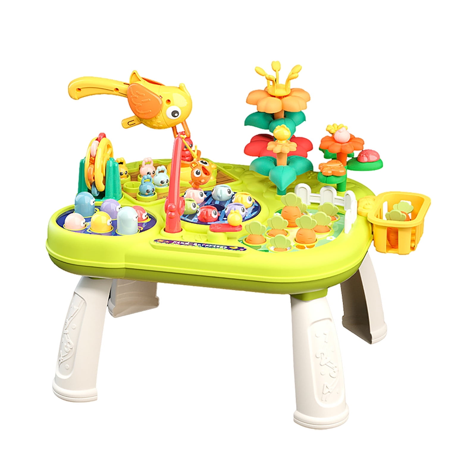 Educational Activity Toys for Babies - Multifunctional Learning Table with Games for 18 Months and Older - Baby Standing Center for and Development