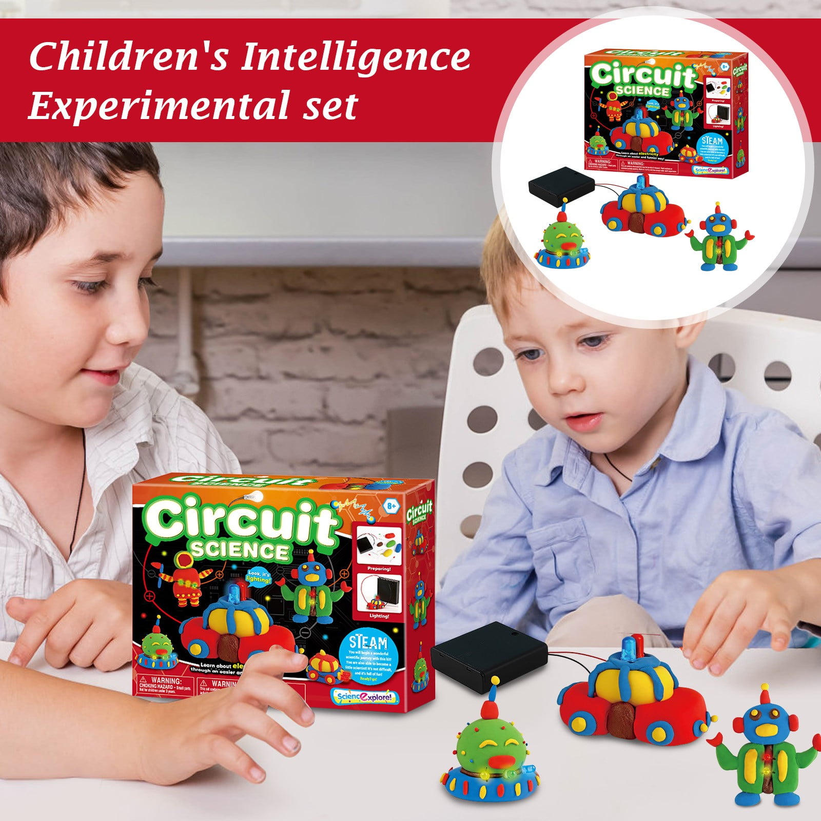 Educational Toys Baby Toy Educational Circuit Science Kit for Kids ...